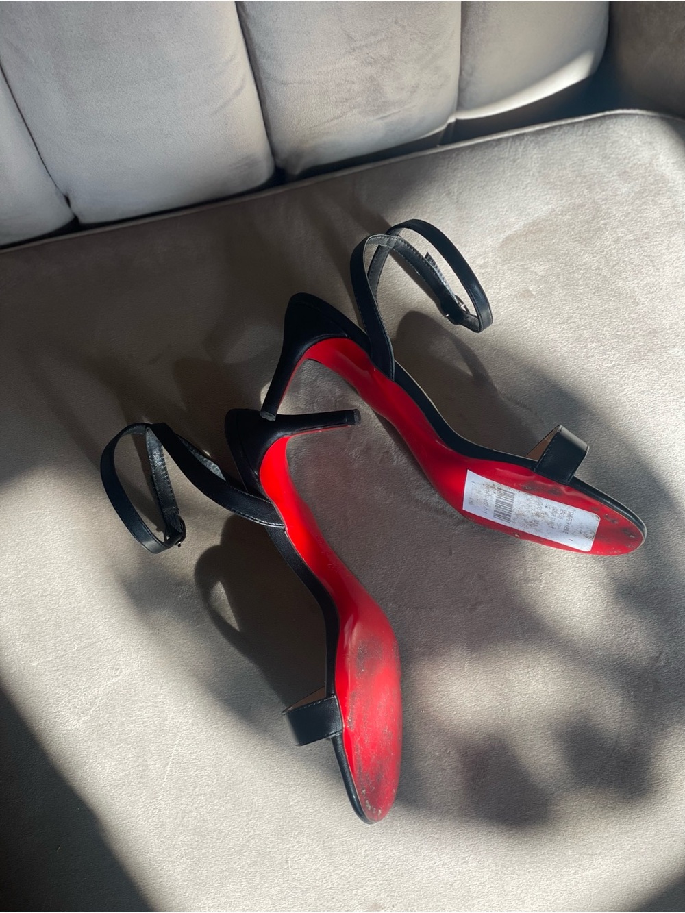 Christian Louboutin Loubigirl Leather Ankle Wrap Sandals Size EU 40 - Picture 8 of 9